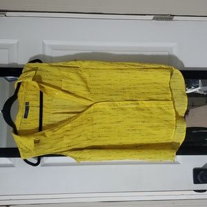 Apt 9 Yellow Button Down Tank